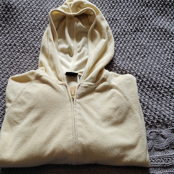 St. John's Bay Tops - St John's Bay Ivory Hoodie